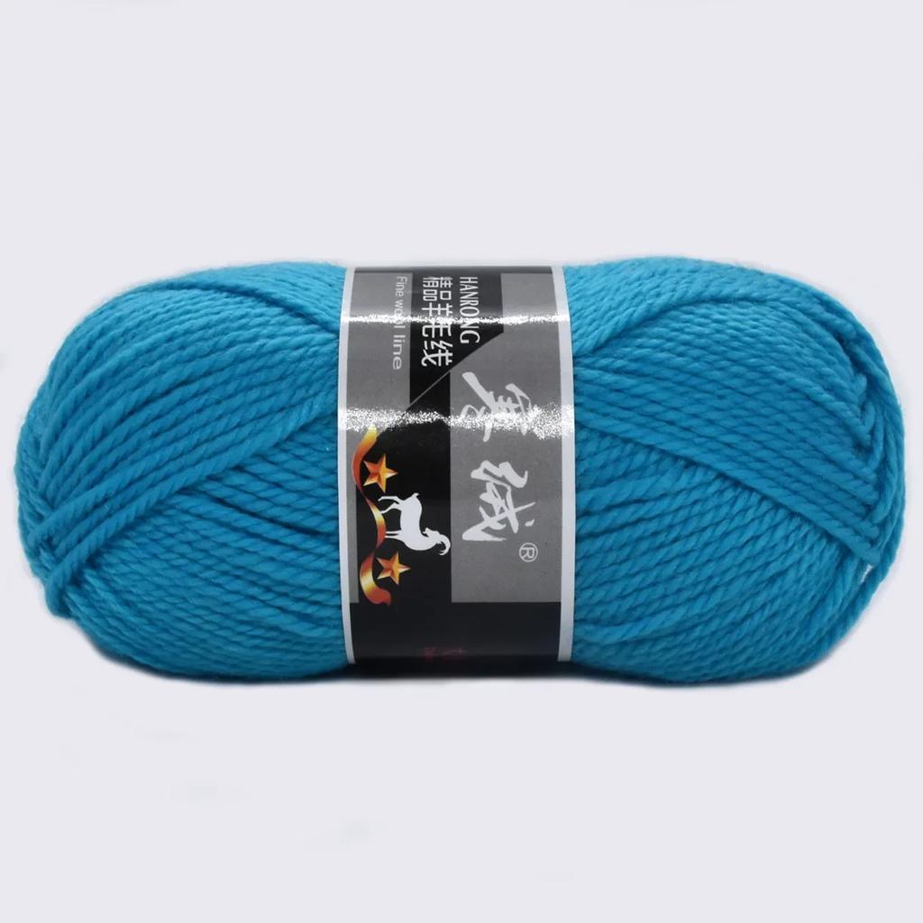 6 stk Supertykt Ullgarn 300g (10.56oz) for Strikking & Hekling Rask DIY Chunky Teppe Sjal Skjerf Ullbukser Tykt Håndverksgarn