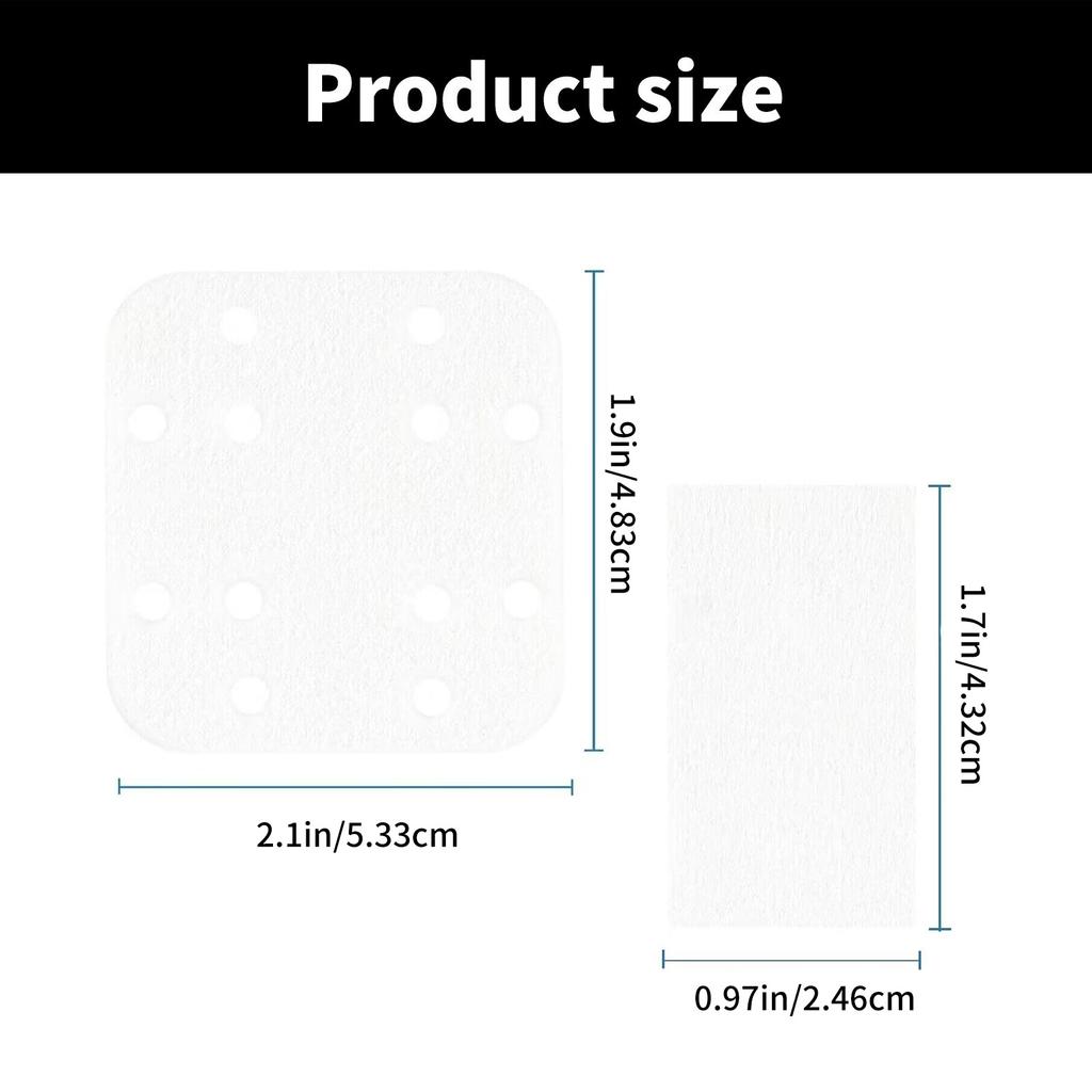 40Pcs Replacement Humidifier Filter Pads Mineral Absorption Pad for LV600S LV600HH Humidifiers Home Office Accessories