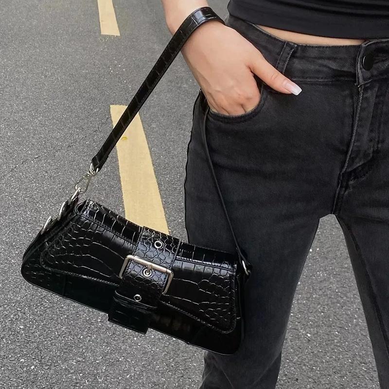 Women Shoulder Bag Luxury Designer Handbags Fashion Pu Leather Crossbody Bags For Ladies Top Handle Armpit Bag KTB