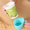 10Pcs Disposable Paper Cup Holder Set, Thickened Plastic Corrugated Cup Holder, Tea Ceremony Thermal Insulation, Anti Scald Hand