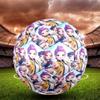 KPop Demon Hunters Print Size 5 Soccer Ball, Standard Match Football for Sports Game and Team Practice, Ideal Gift for Soccer Fans