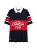 Enbiei Originals46 Rugby Collared Short Sleeve T-Shirt Navy