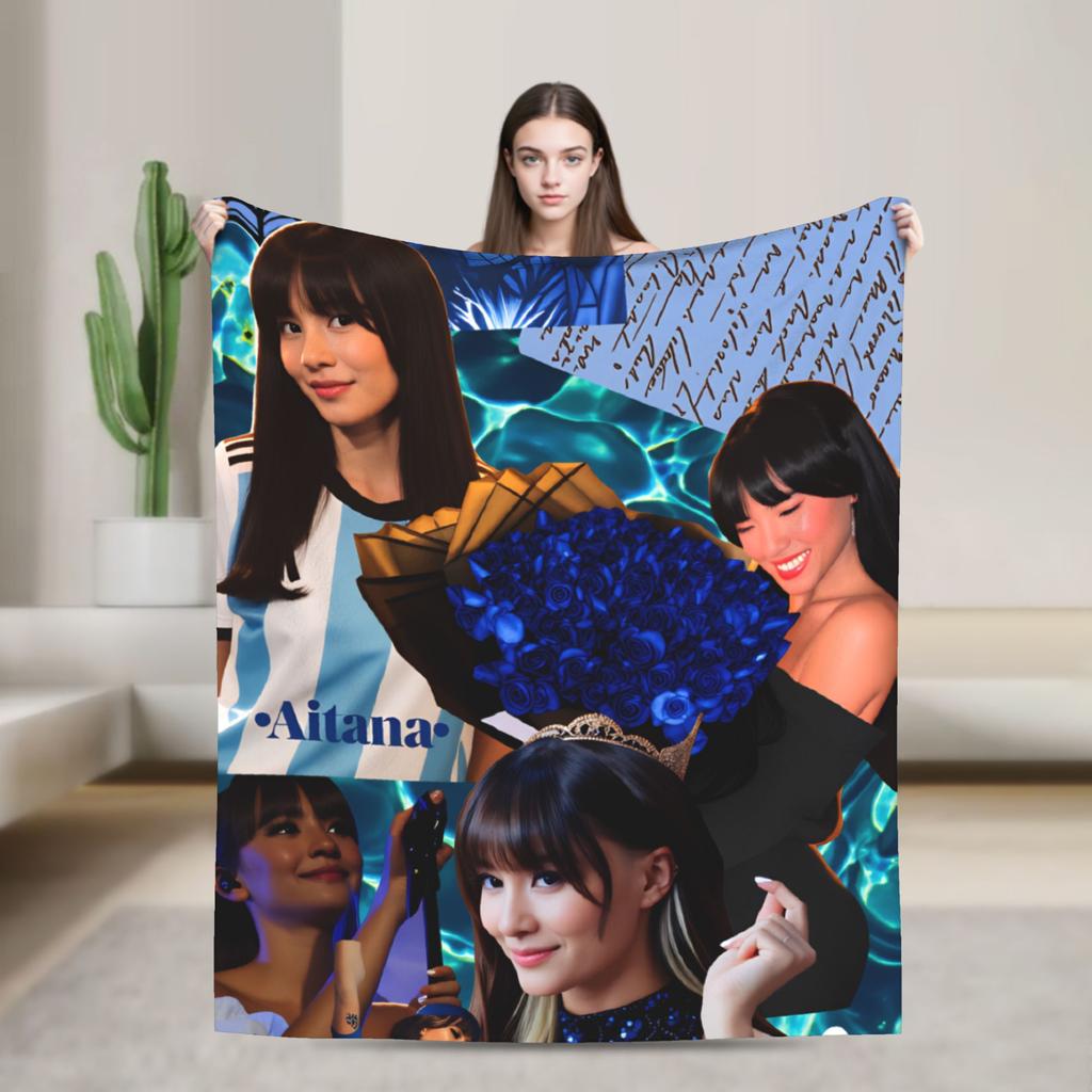 Aitanaed Sänger Decke Spanische Kunst Warme Weiche Ästhetische Plüschdecke Für Draußen Reisen Flanell Tagesdecke Bettbezug
