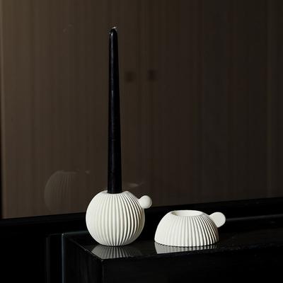 Ins Nordisch Weiß Weiche Dekoration Ornamente Keramik Kerzenhalter Modellzimmer Tischplatte Wohnen Kunsthandwerk Dekoration für Zuhause Halter