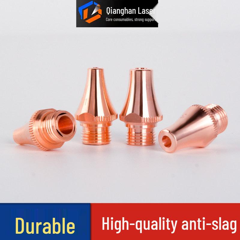 Bocci Black King Kong 3D M8 Beveling Nozzle for Laser Tube Cutting - Purple Copper for Square & Round Tubes