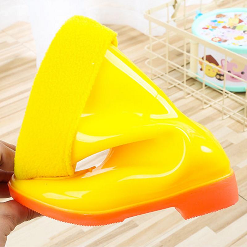 Stivali da pioggia per bambini, studentesse, ragazzi grandi, stivali da pioggia antiscivolo, scarpe impermeabili con suola a tendine carine per l'asilo maschile