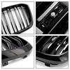 Griglia Anteriore Nera Lucida Fit BMW X3 X4 G01 G02 2022 2023