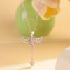 Necklace Female Design Sense Butterfly Pull Necklace Niche Light Luxury High Sense Versatile Accessories