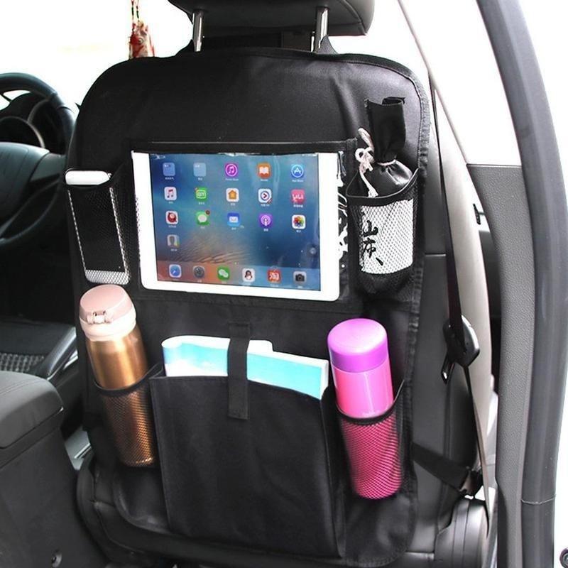 Universal Car Organizer Backseat Tablet PC Stand iPad Holder Car Backseat Storage Bag Multi-Pocket Car Seat Organizer Holder
