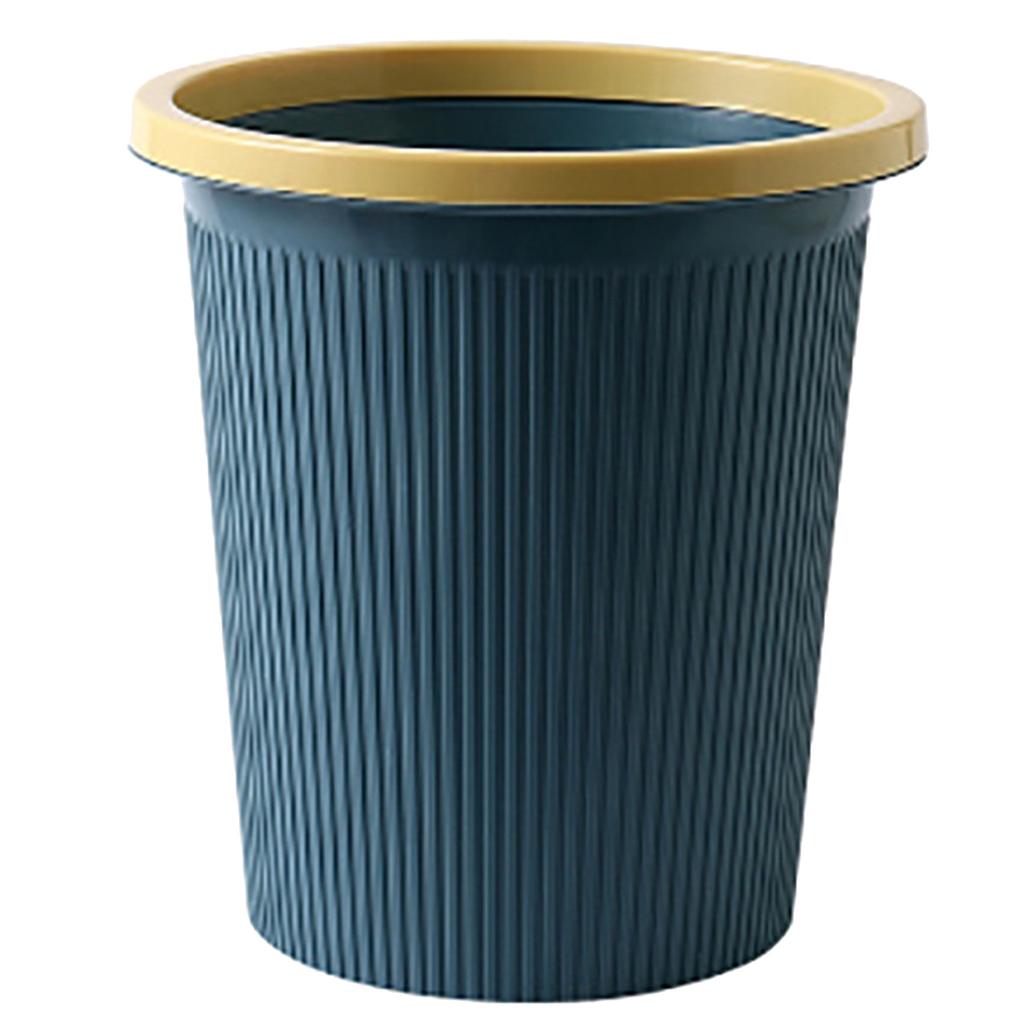 Trash Bin Plastic Exquisite Modern Garbage Container Can for Bathroom Kitchen Living Room Small
