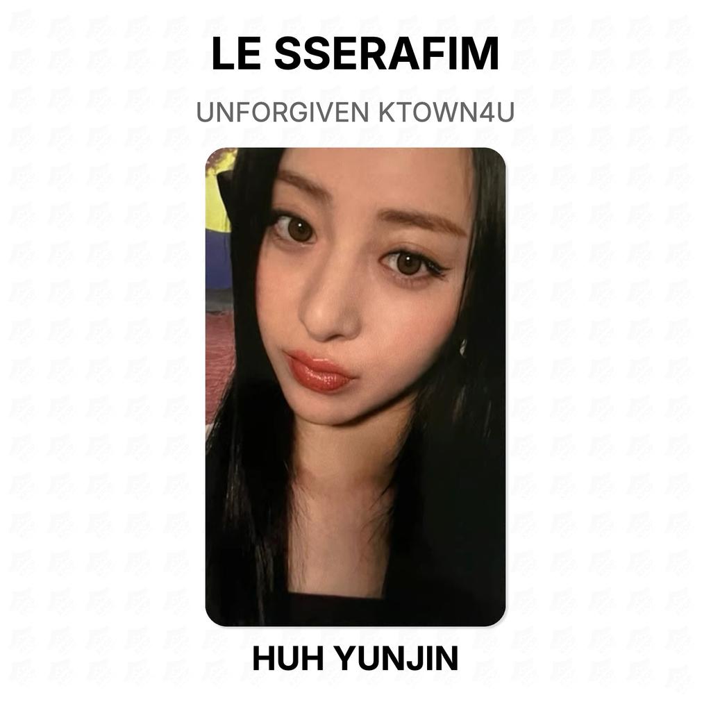 LE SSERAFIM UNFORGIVEN KTOWN4U Official Photocard