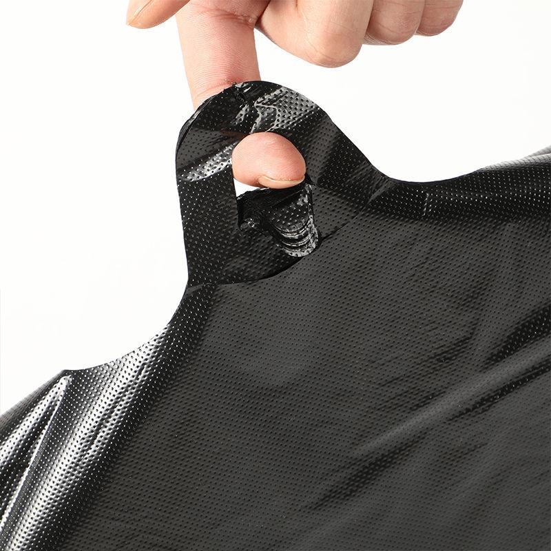 Handliche Müllbeutel für Zuhause, Westentaschen, Verdickt, Schwarze Einweg-Plastiktüten, Geeignet für Haushalt, Küche, Esszimmer, Wohnzimmer, Mülltrennung