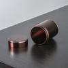 Simple Alloy Tea Caddy Metal Portable Travel Storage Jar Sealed Storage Bottle Coffee Food Container Grain Jar Kitchen Utensils