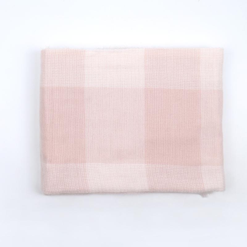 Fan Da Square Contrasting Color Plaid Scarf, Male and Female Couples Square Wool Scarf, Korean Version of the Big Shawl