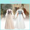 Women Skirt Renaissance Dress Festivals Cosplay Decor Costume Set Performance
