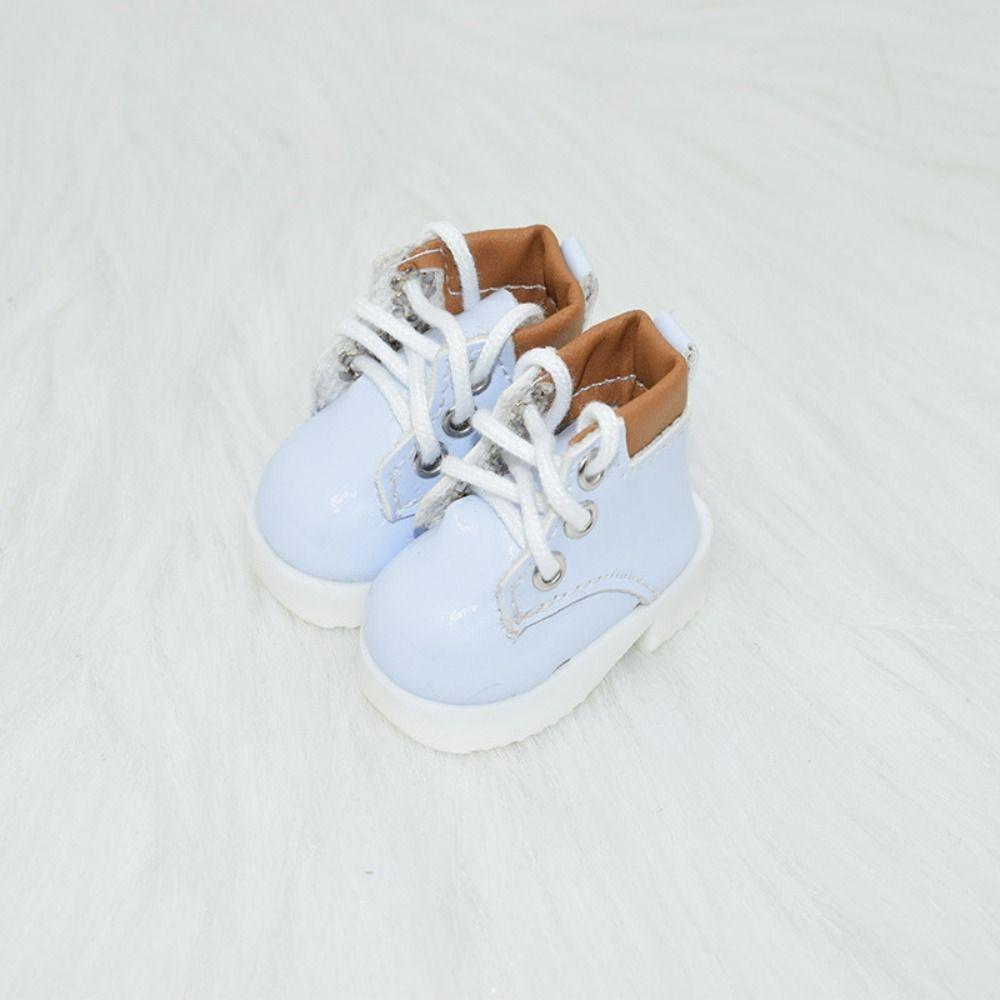 1 pair PU Leather 1/6 BJD Shoe Fashion Mini Boot Toy Shoes 30cm Doll Shoes Boots  Baby Accessories