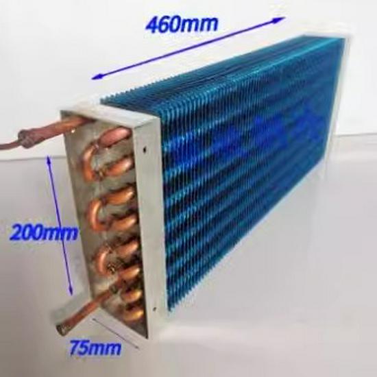 Air-Cooled Refrigerator & Freezer Display Cabinet with Copper Tube and Aluminum Fin Evaporator