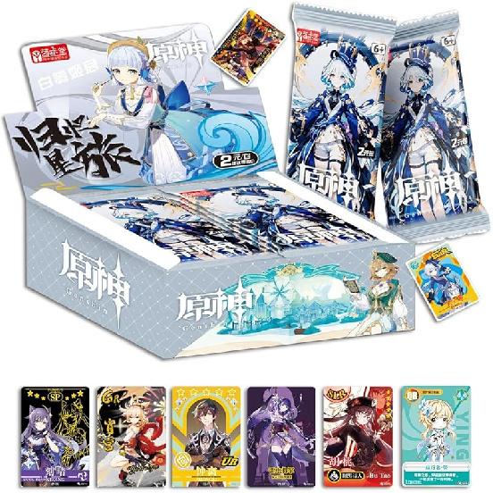 Genshin Impact Collectible Cards - Booster Packs Trading Card [Imported] - 11st Deluxe Version (Boxed of 30 Packs)
