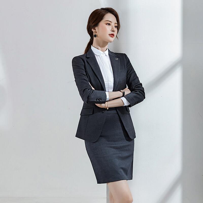 Telorrman Dark Plaid Unisex Business Suit Set