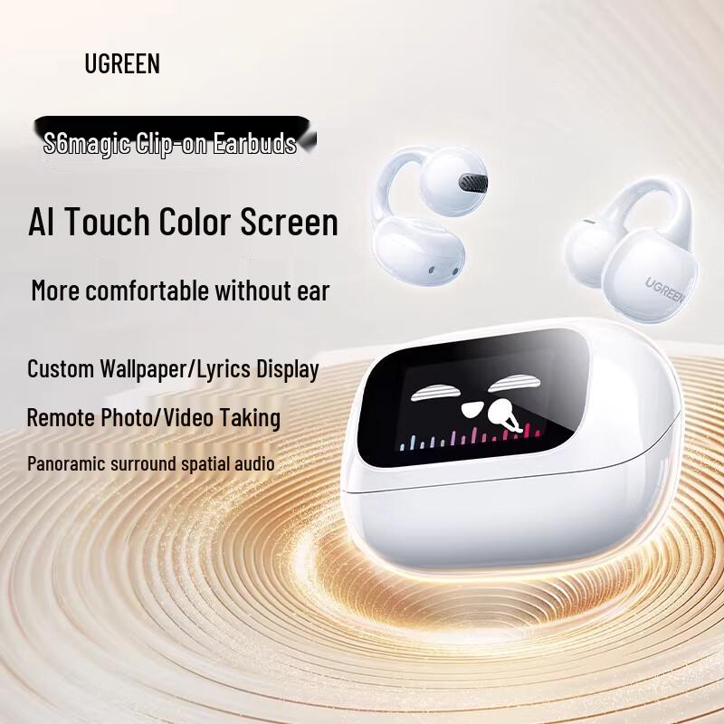 

UGREEN S6 Magic Wireless Clip-On Earbuds