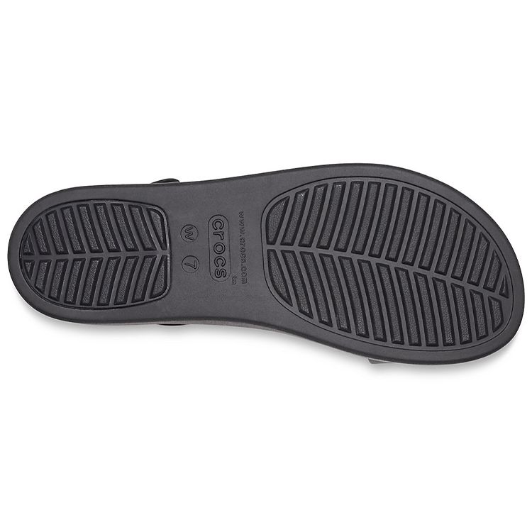 Crocs Sandalias Casuales de Plataforma Brooklyn Sandalias Mujer Negro 206453-060