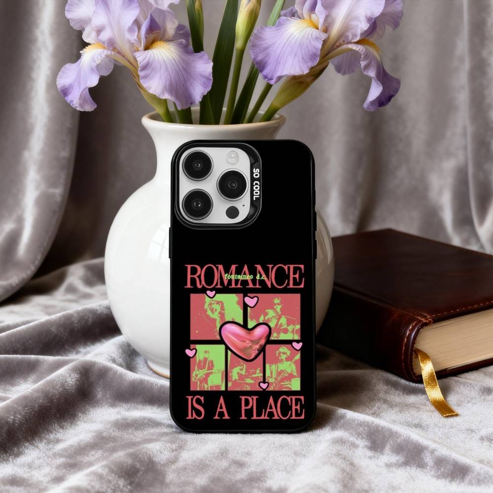 F-Fontaines D-DC R-Romance Phone Case For iPhone17,16,15,14,13,12,11 Plus,Pro Max Black Candy silver phone case