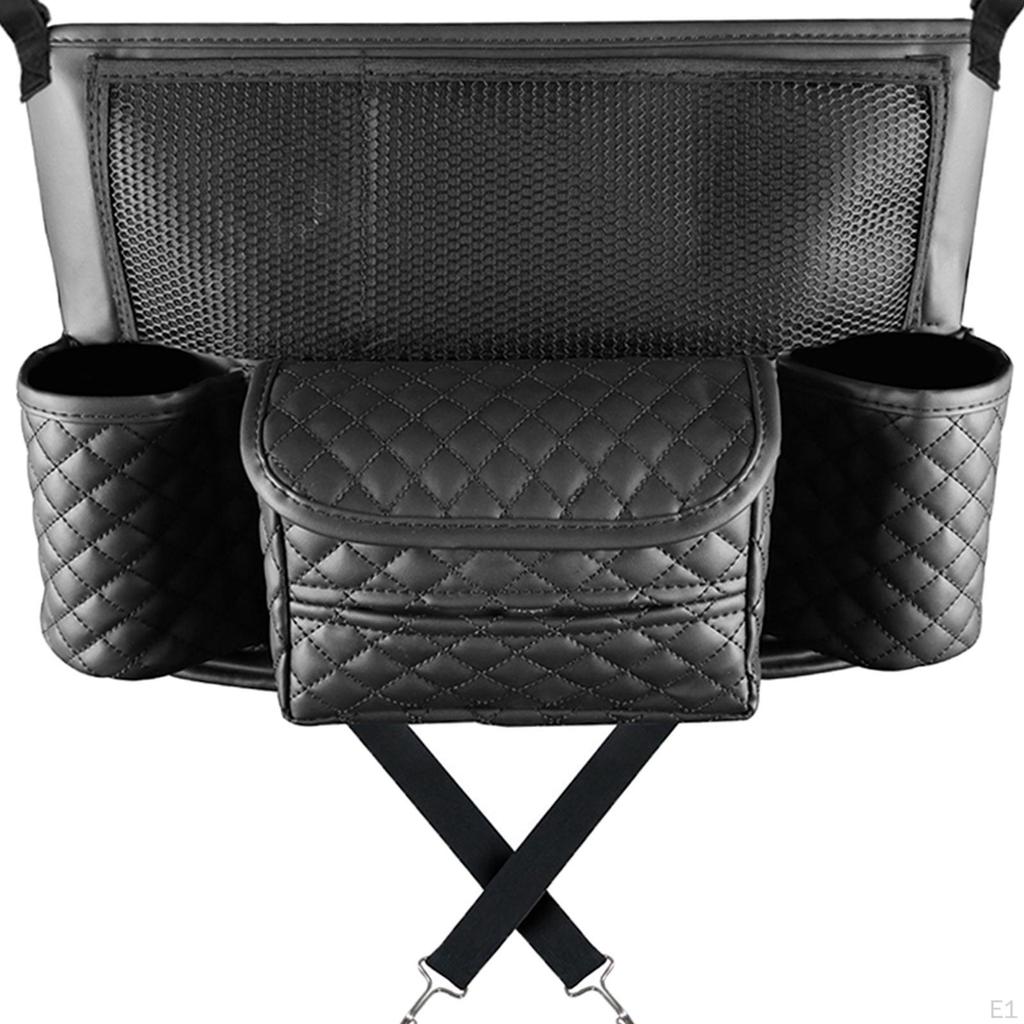 Car Pocket Handbag Holder between Seat Easy to Install Center Replace Consoles Organizers