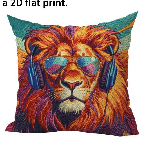 1/4pcs Colorful Animal Head Pillows with Sunglasses and Headphones Sofa Cushion Cover Home Bedroom decoration,2D Flat Printing