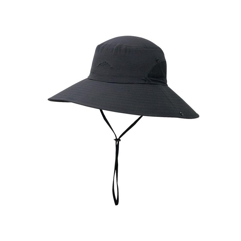 Summer Outdoor Sunscreen Hat UV Protection Big Eaves Bucket Hat Breathable Sun Hat Anti Splashing Fishing Hat