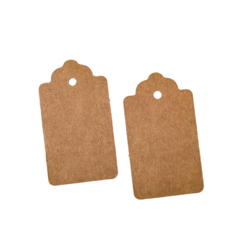 Heart-Shaped Kraft Paper Gift Tag with String