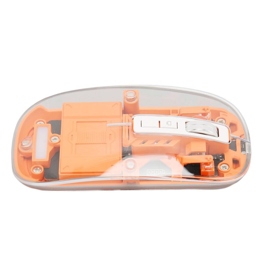 Wireless 3 Mode 5.1 5.1 2.4GHz Mouse Transparent Clear Mouse Re able Silent Mouse for PC Laptop Notebook Computer