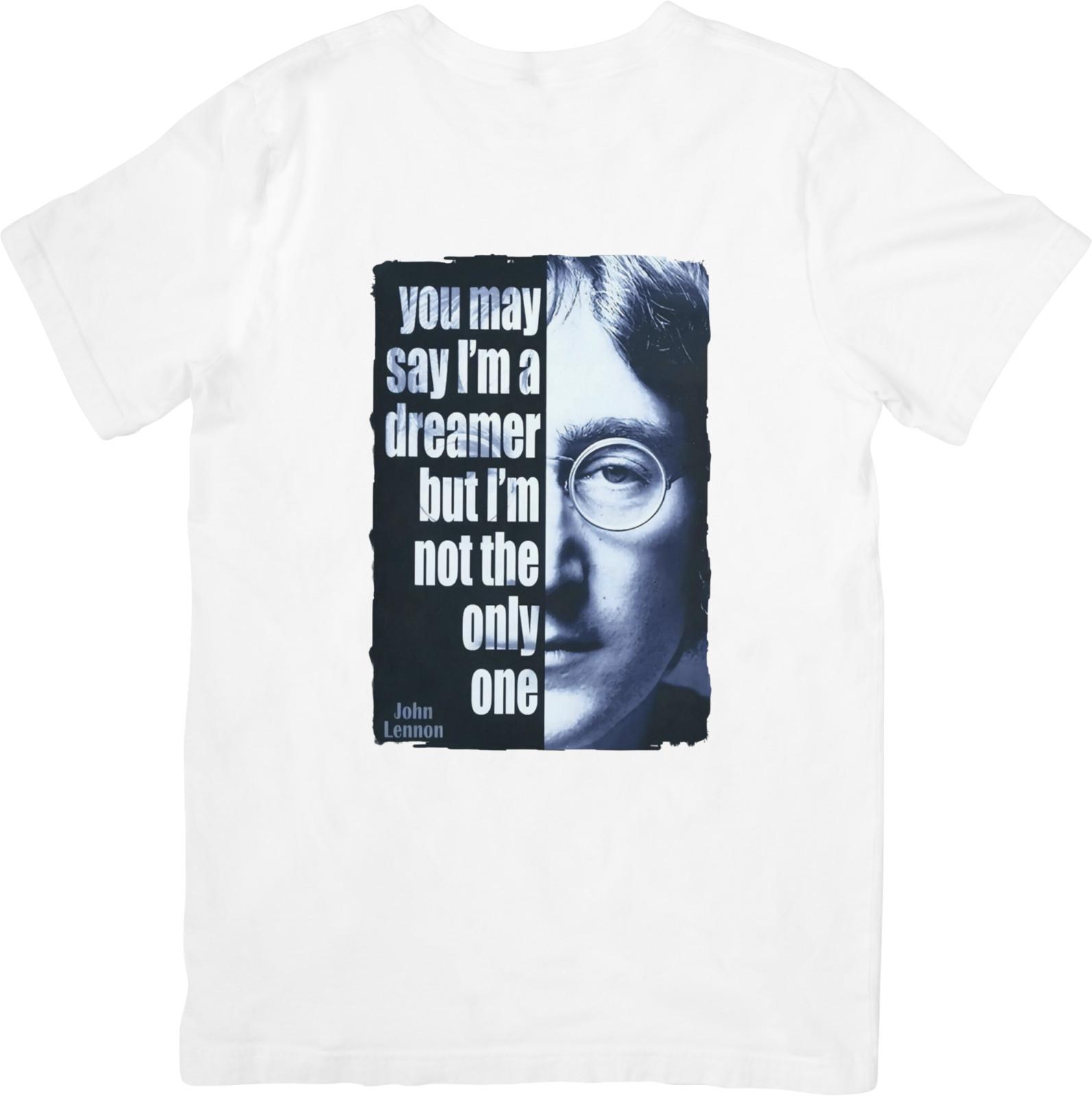 

John Lennon Music Unisex Fit suitable for Men Women Quality Cotton T-Shirt S