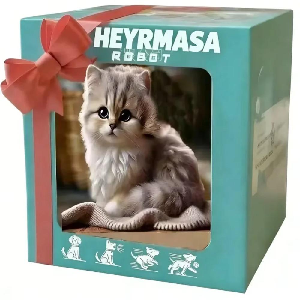 Giocattolo Elettrico Intelligente Gatto di Peluche Camminante Realistico Ronfante Peluche Animale Carino Interattivo Bambola Animale Domestico Compleanno Bambini per Ragazzi Ragazze