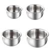 Multiple Capacity Electric Cooker Inner Pot 2L to 5L Sizes Stainless Steel Surfaces Enhanced Heat Distribution System