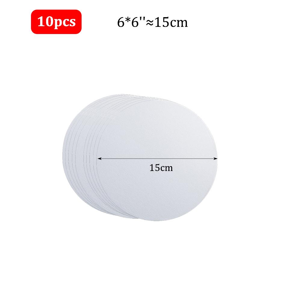 10 Pcs Canvas Board Painting Cotton Blank,Primed White,Suitable For Oil Painting,Watercolor,Gouache,Acrylic,Art Supplies,HB-17
