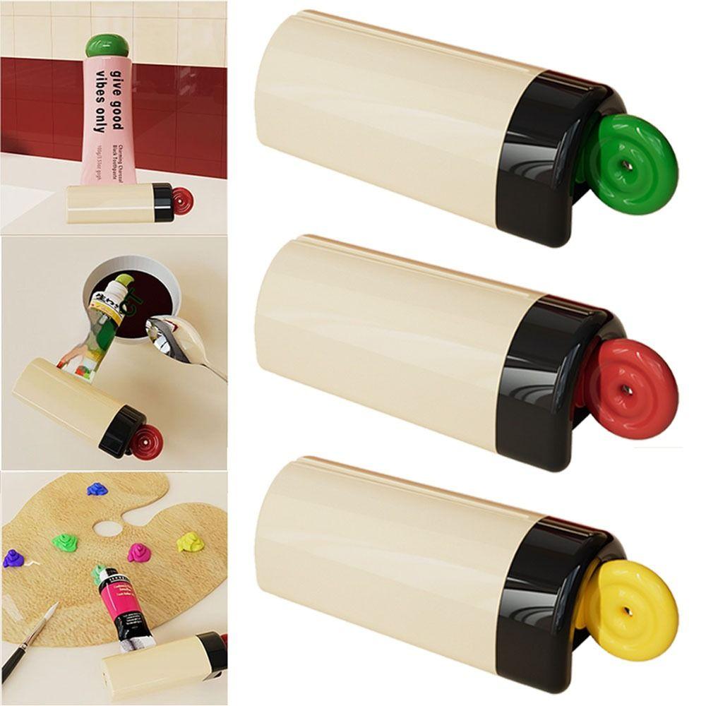 

Manual Operation Magnetic Toothpaste Squeezer Facial Cleanser Pressers Barbershop жовтий