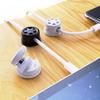 Magnetic Rotating Cable Organizer Desktop Car Phone Charging Data Cable Fixer Wire Storage And Sorting