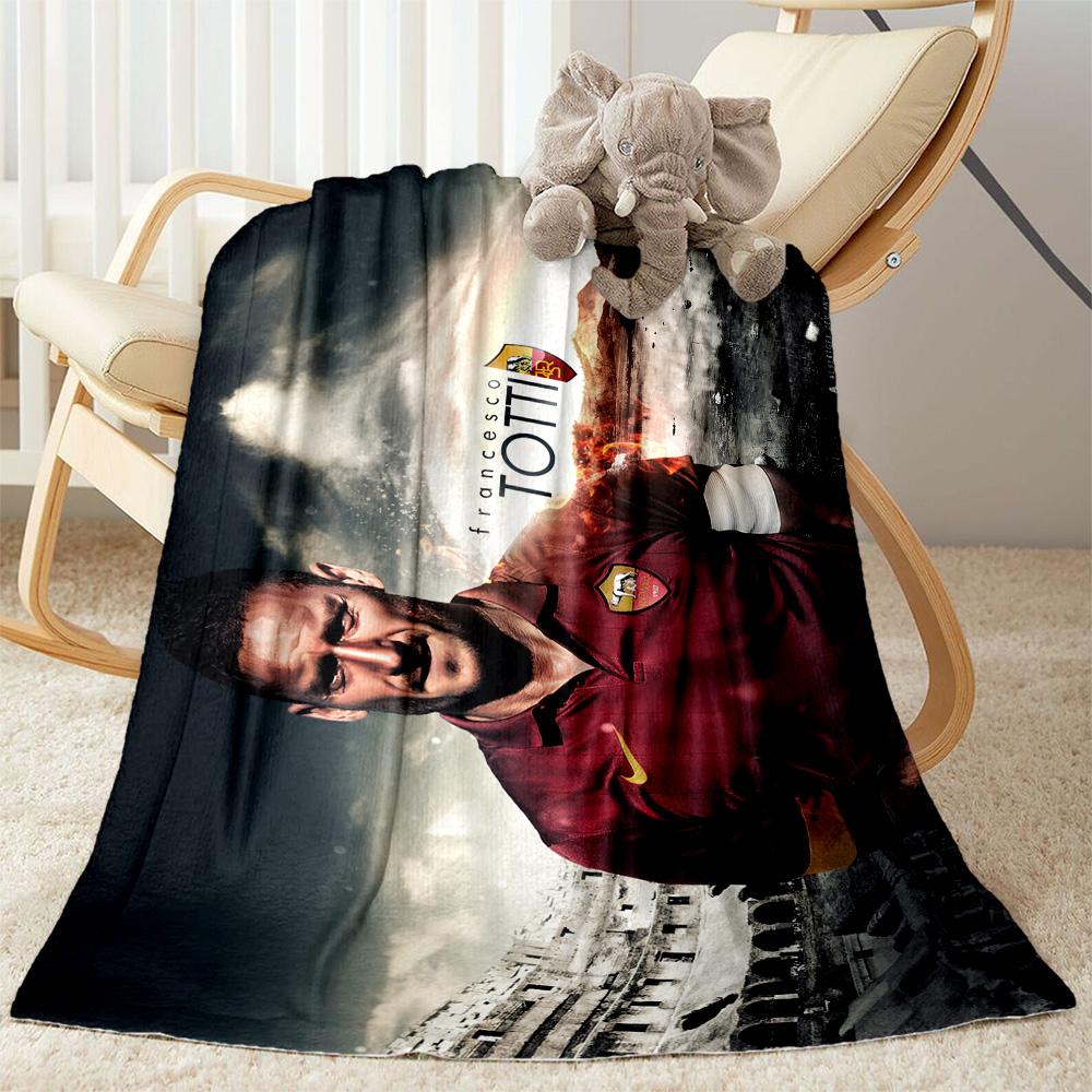 Football Player Yellow Kit Blanket Soft Warm Cozy Great for Couch Seaside Chair All-Season Use Digital Print Suitable for Gifting Relatives and Friend