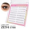 VYRILA Self Adhesive Cluster Lashes Glue-Free DIY Individual Eyelash Extension Natural Soft Lashes No Glue Needed Segmented Lash