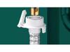 Nine Rose King All-Copper Washing Machine Faucet with 46-Point Universal Valve and Extended Angle, Anti-Detachment Auto Shut-off