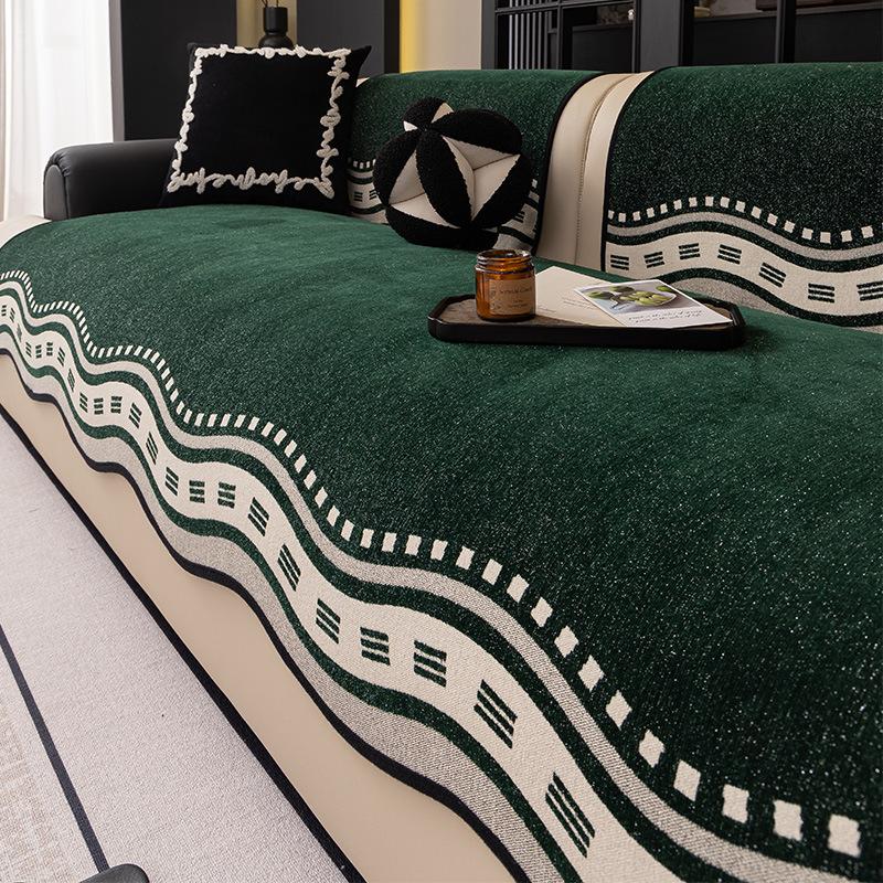 

Chenier Special-Shaped Sofa Cushion, Universal Non-Slip Seat Cushion For All Seasons, New Medieval Straight-Row Sofa Cover 90*70cm