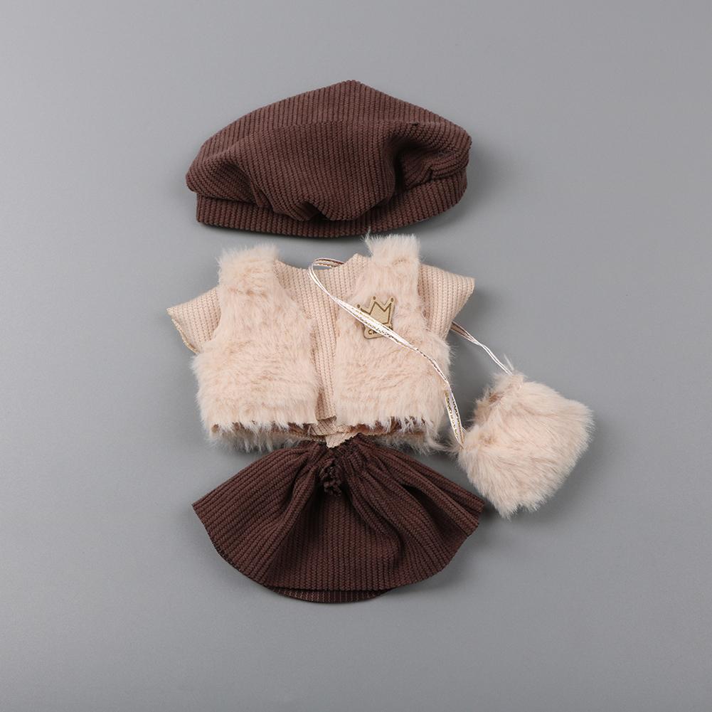 For 17cm Labubu Doll Clothes Fashion Clothes Hoodies Doll Clothes Color Match Hoodies Dolls Accessories Cute Decoration Little Cloths