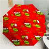 Weihnachten Jack & Der Grinch Druck Automatischer Regenschirm, 8 Rippen Eisenrahmen, Kunststoffgriff, Geeignet für Reisen im Freien & Täglich, Ideales Geschenk