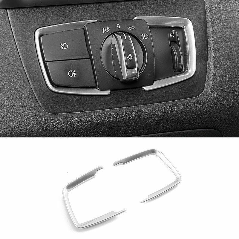 Function Control Button Frame Trim For BMW 3 4 Series GT 2013- ABS Silver