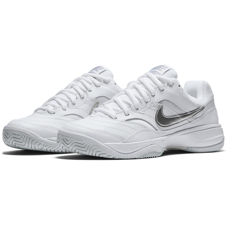 Nike Court Lite 'White Silver' Women's  Sneakers  845048-100