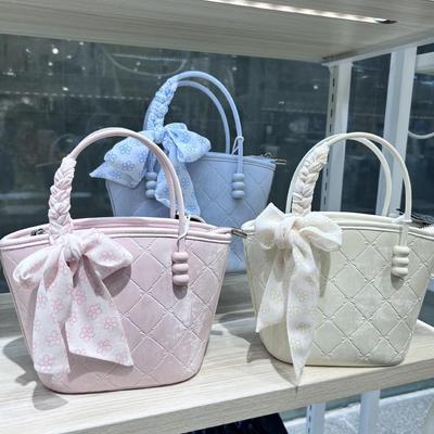 Small Handbag With Vegetable Basket, Gentle And Sweet, Niche And High-end, Daily Versatile Crossbody Bag