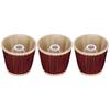 3pcs E14 Fabric Lamp Shade Wine Red Modern Clip On Lampshade for Home Wall Candle Table Lamps