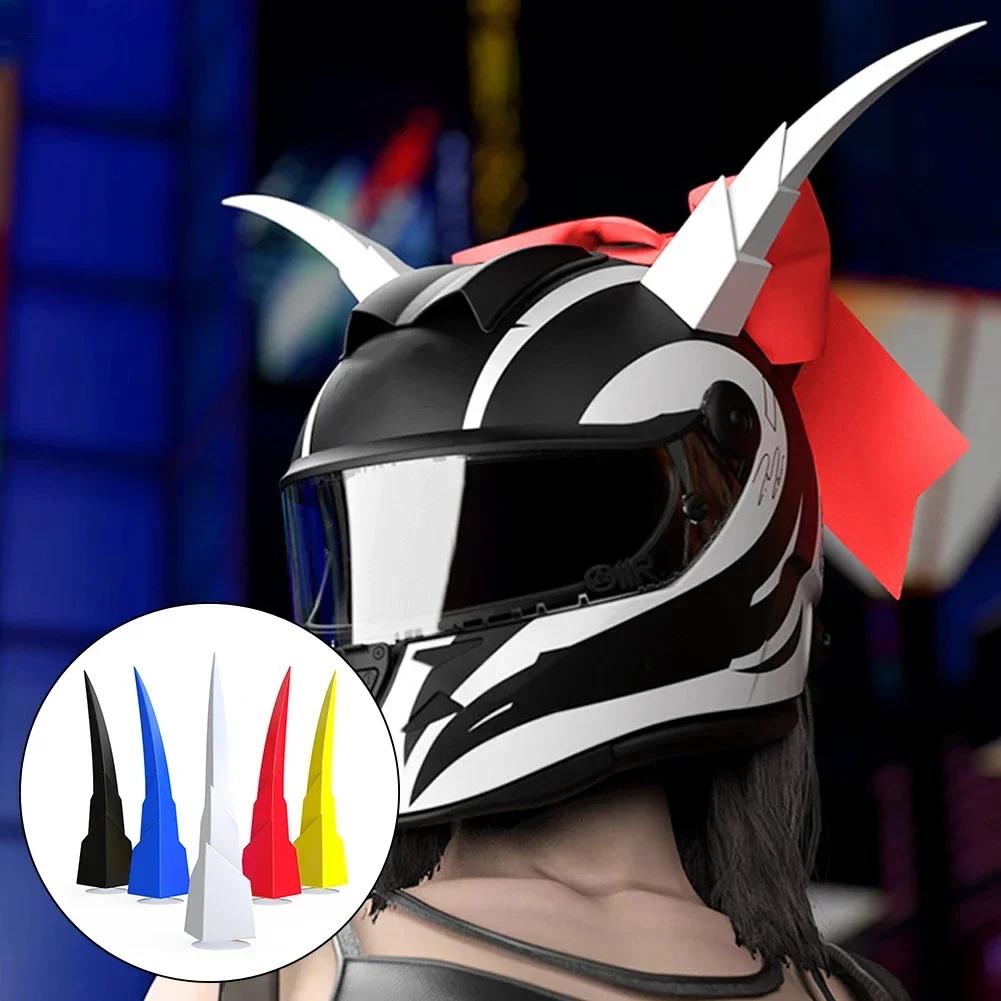 2Pcs Motorcycle Helmet Decoration Hip-pop Cool Devil Horns Suction Cup Motorcycle Electromobile Motor Styling Helmet Accessories