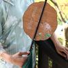 Bamboos Fan,Round Folding Fan,Chinese Foldable Hand Fan Handheld Fan for Birthday Party Wedding Home Decorations