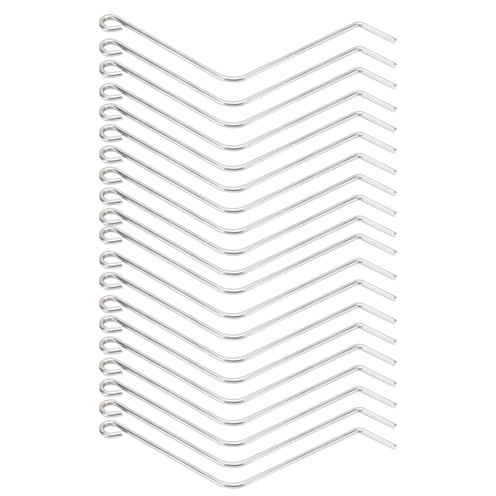 

20PCS Stainless Steel Beehive Connectors Bend Wire Holder for Wooden Beehive Beekeeping Tools